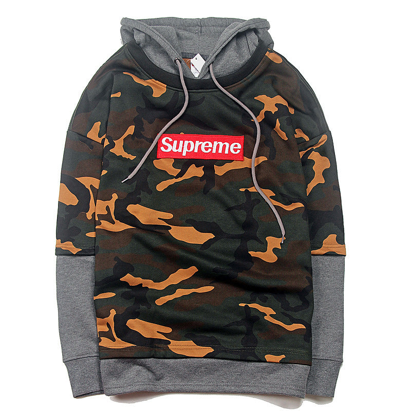 Supreme Camo False Two フーデッド パーカー 2色