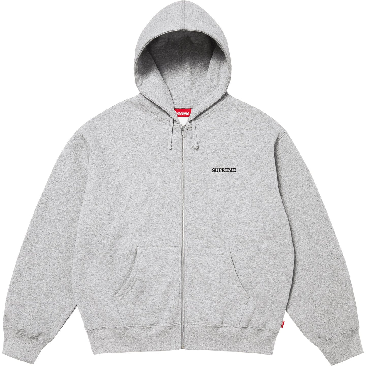Supreme 25FW IDGAF' Zip Up Hooded Sweatshirt