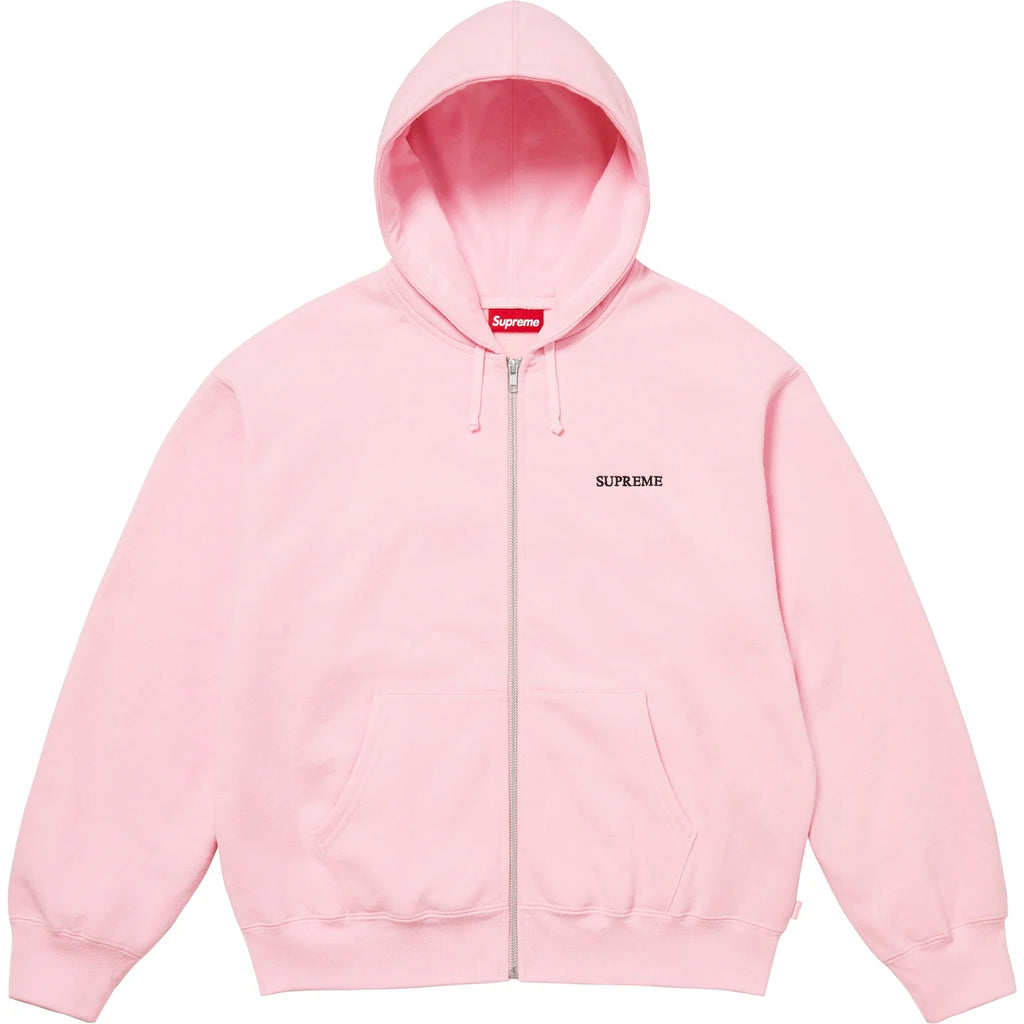 Supreme 25FW IDGAF' Zip Up Hooded Sweatshirt