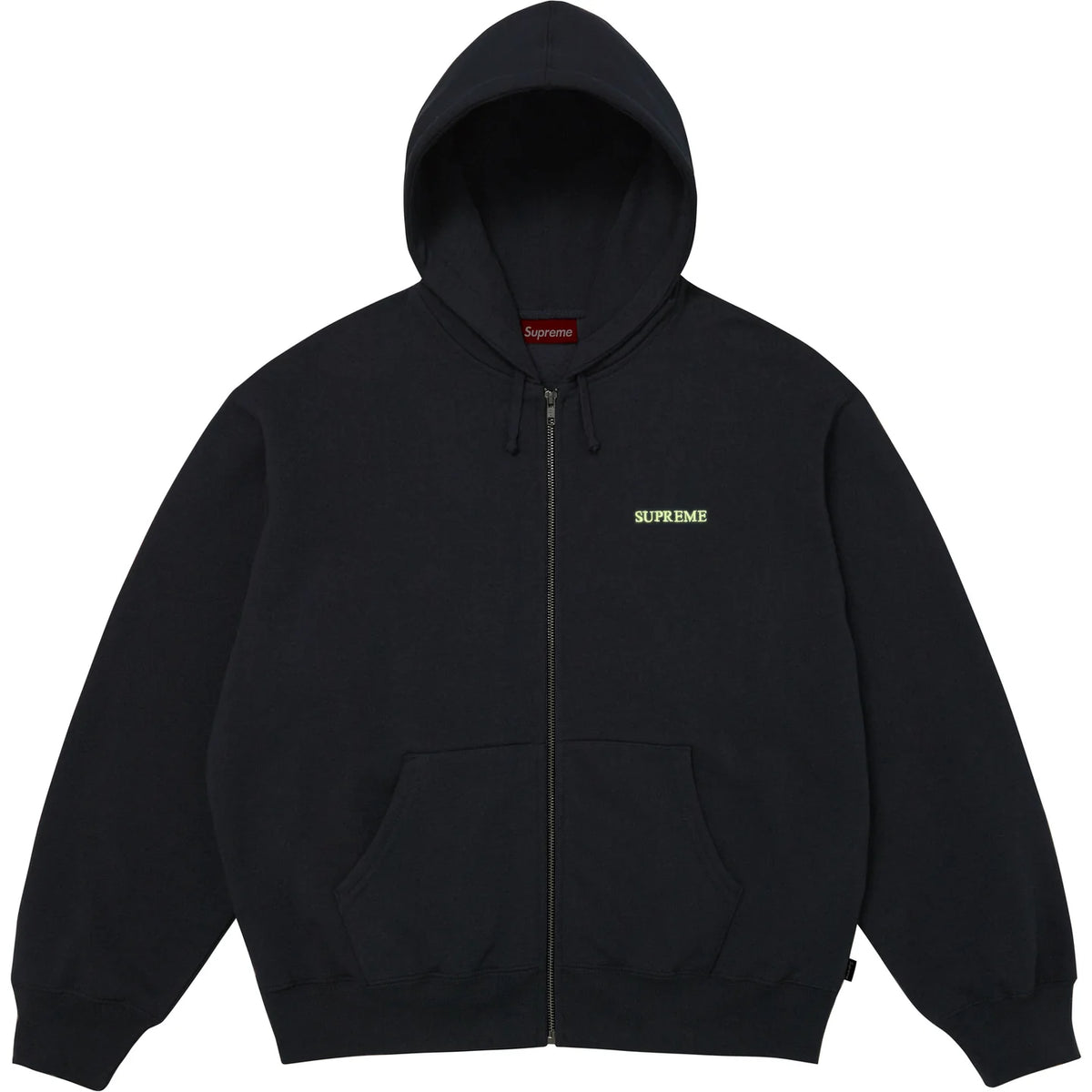 Supreme 25FW IDGAF' Zip Up Hooded Sweatshirt