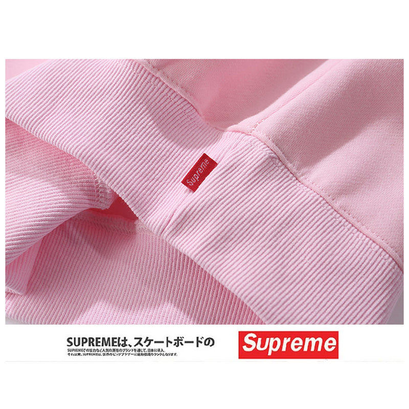 Supreme (シュプリーム) 15FW ボックスロゴ クルーネック スウェットシャツ(Box Logo Crewneck Sweatshirt) ピンク