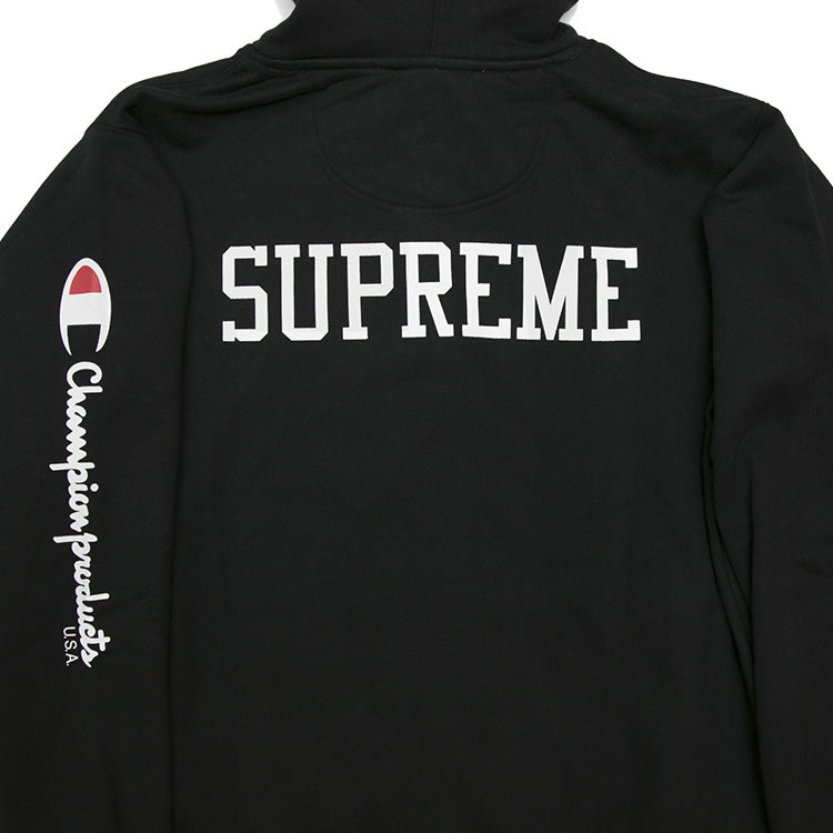 Supreme (シュプリーム) 16AW チャンピオンフード付きスエットシャツ ブラック