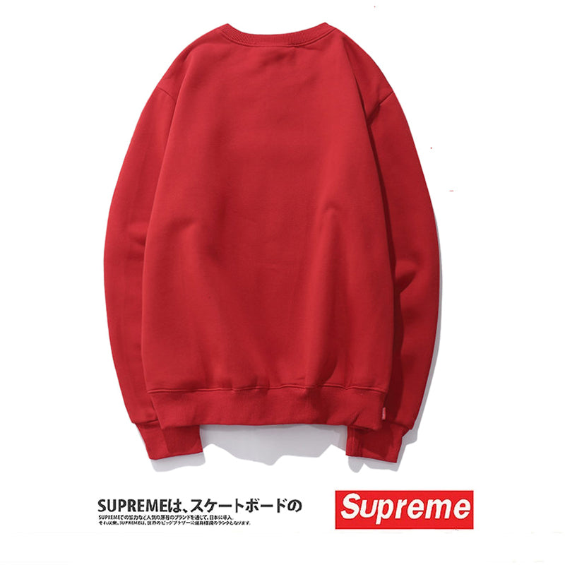Supreme (シュプリーム) 15FW ボックスロゴ クルーネック スウェットシャツ(Box Logo Crewneck Sweatshirt) レッド
