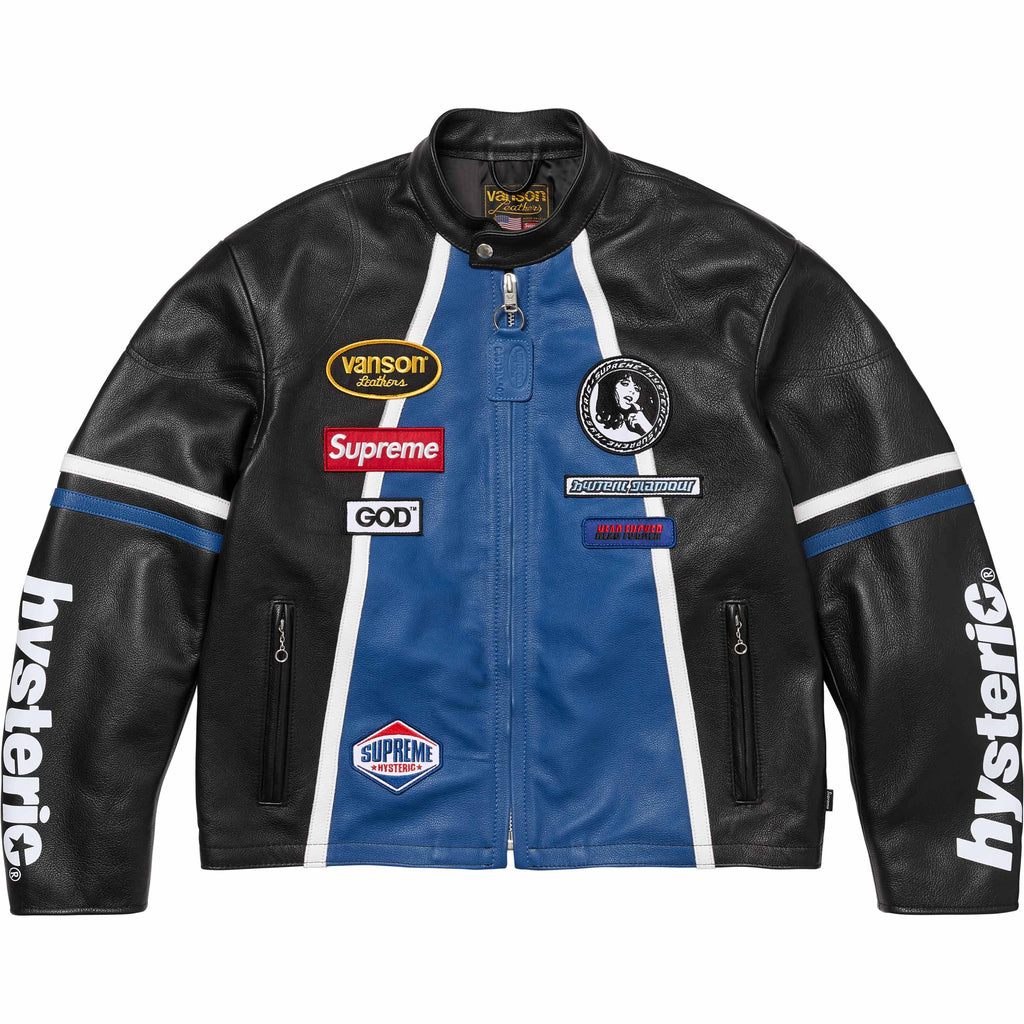 24AW Supreme HYSTERIC GLAMOUR Vanson Leathers Jacket