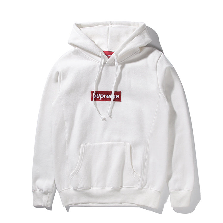 Supreme (シュプリーム) 15FW ボックス ロゴ フーデット スウェットシャツ パーカー(Box Logo Hooded Sweatshirt Pullover) ホワイト 002