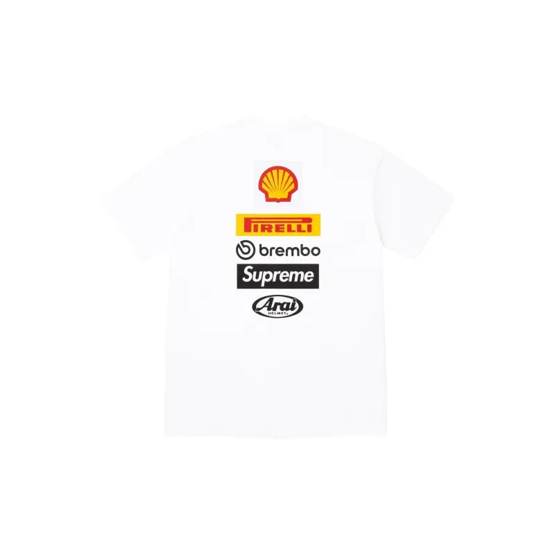 Supreme X DUCATI SS24 WEEK16 LOGO TEE - Unisex Regular Fit Short Sleeve T-shirt
