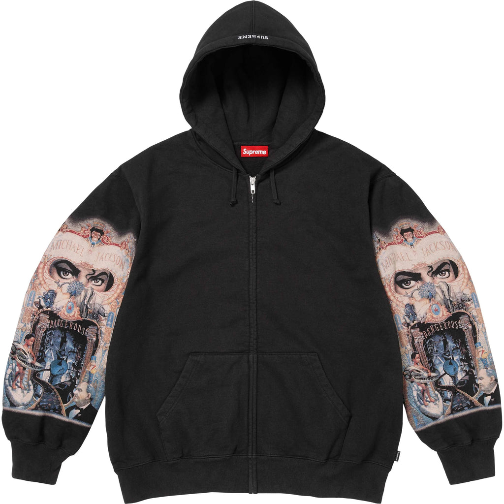 Supreme/Michael Jackson® Dangerous Zip Up Hooded Sweatshirt