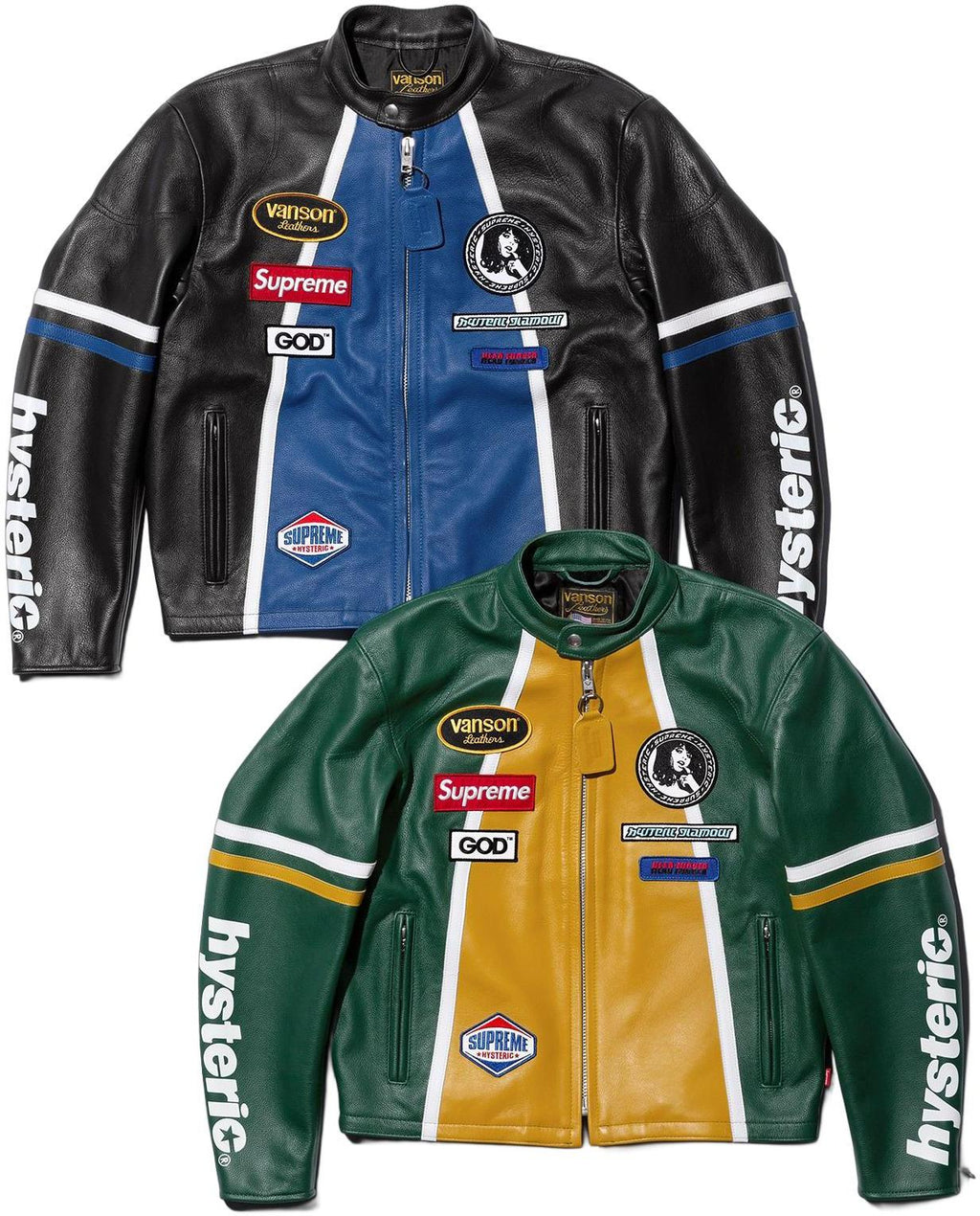 24AW Supreme HYSTERIC GLAMOUR Vanson Leathers Jacket
