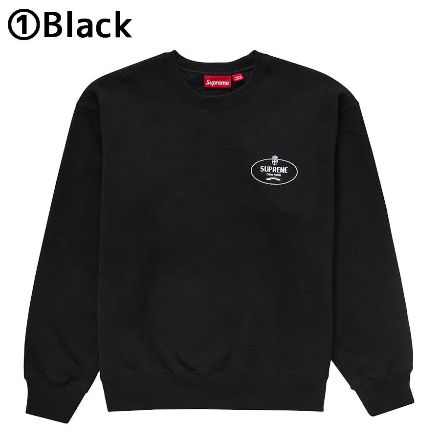 Supreme★Crest クレスト クルーネック スウェットシャツ