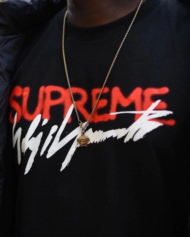 Supreme シュプリーム ヨウジ ヤマモト クルーネック FW20