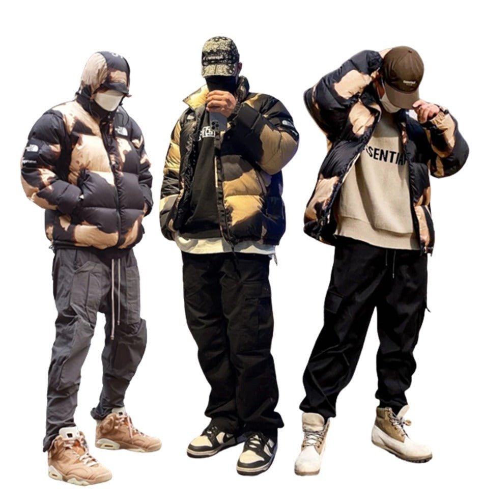 Supreme®/The North Face® Bleached Denim Print Nuptse Jacket
