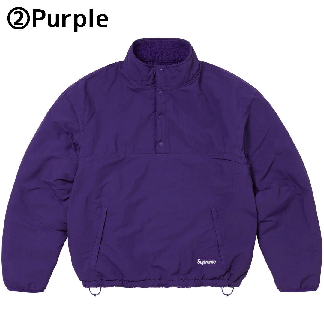 Supreme★定番★ポーラテックフリース リバーシブルプルオーバー