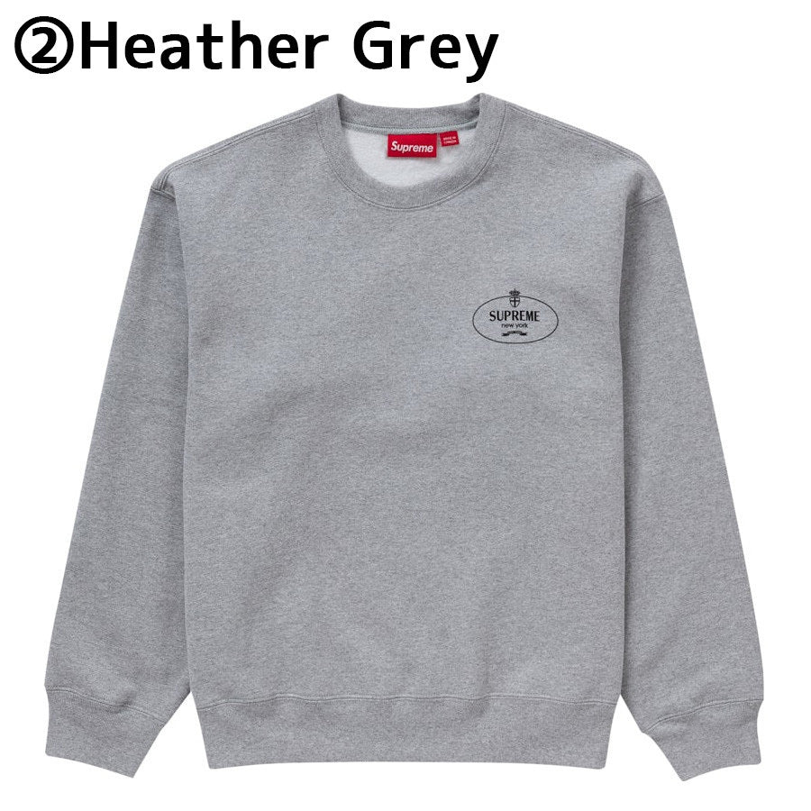 Supreme★Crest クレスト クルーネック スウェットシャツ