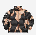Supreme®/The North Face® Bleached Denim Print Nuptse Jacket