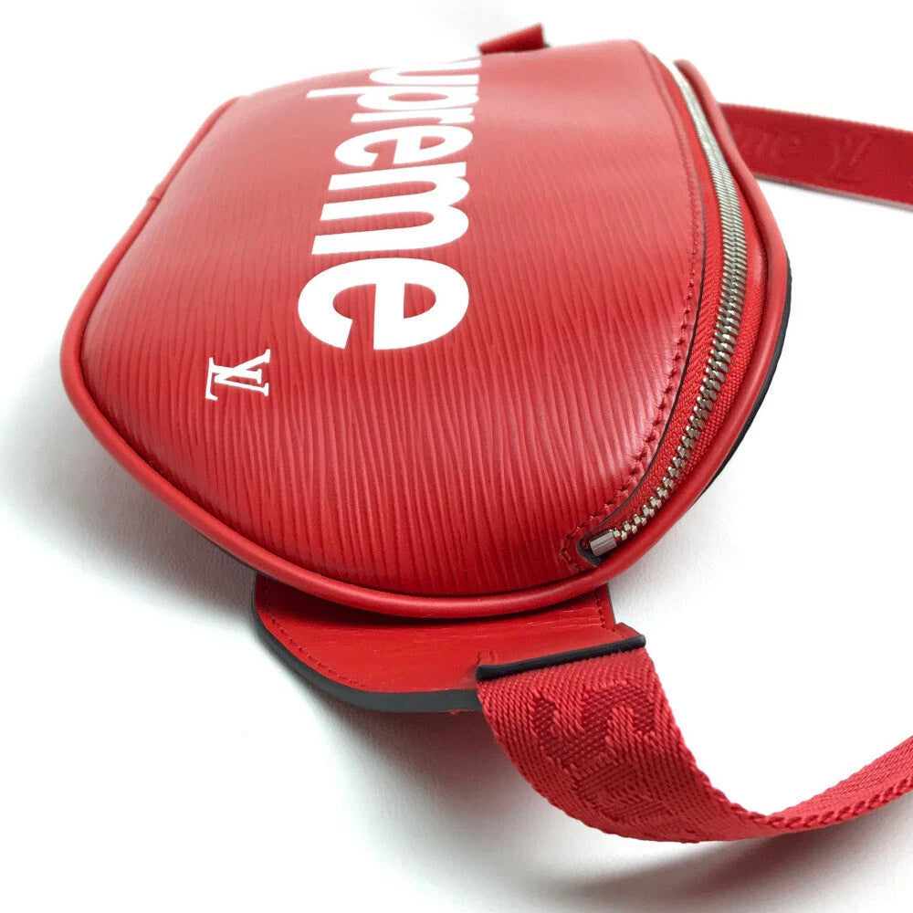 LOUIS VUITTON x SUPREME M53418 Epi Bum bag Waist pouch Belt bag Hip bag body bag