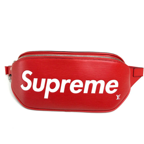 LOUIS VUITTON x SUPREME M53418 Epi Bum bag Waist pouch Belt bag Hip bag body bag