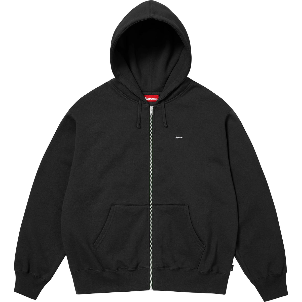 Small Box Zip Up Hooded Sweatshirt