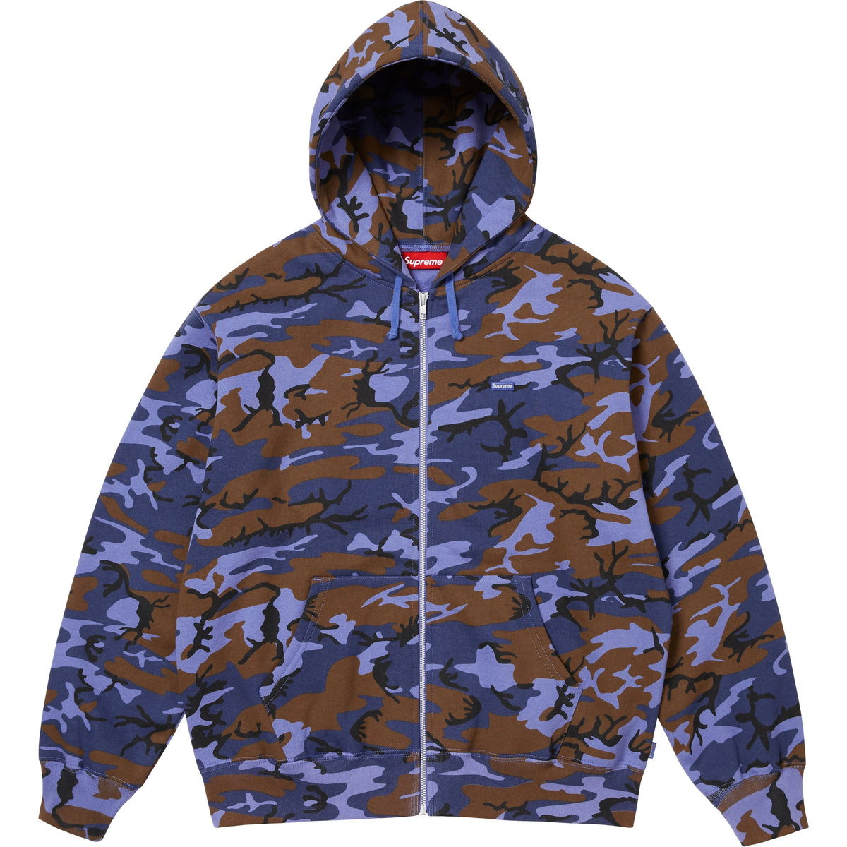 Small Box Zip Up Hooded Sweatshirt