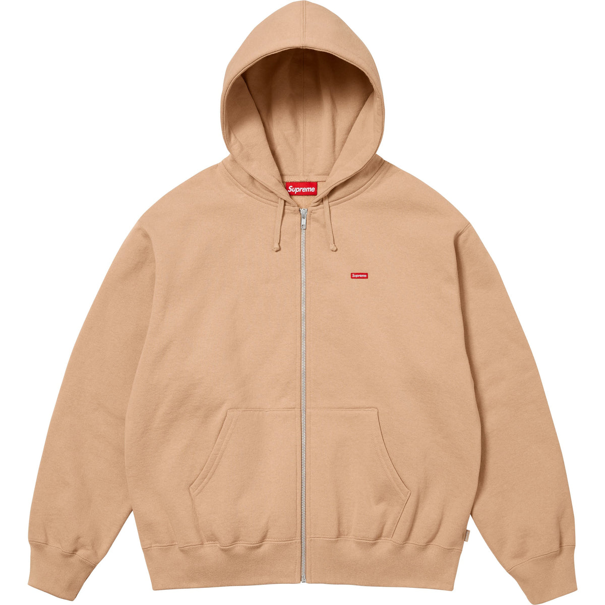 Small Box Zip Up Hooded Sweatshirt