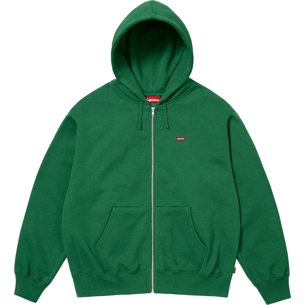 Small Box Zip Up Hooded Sweatshirt