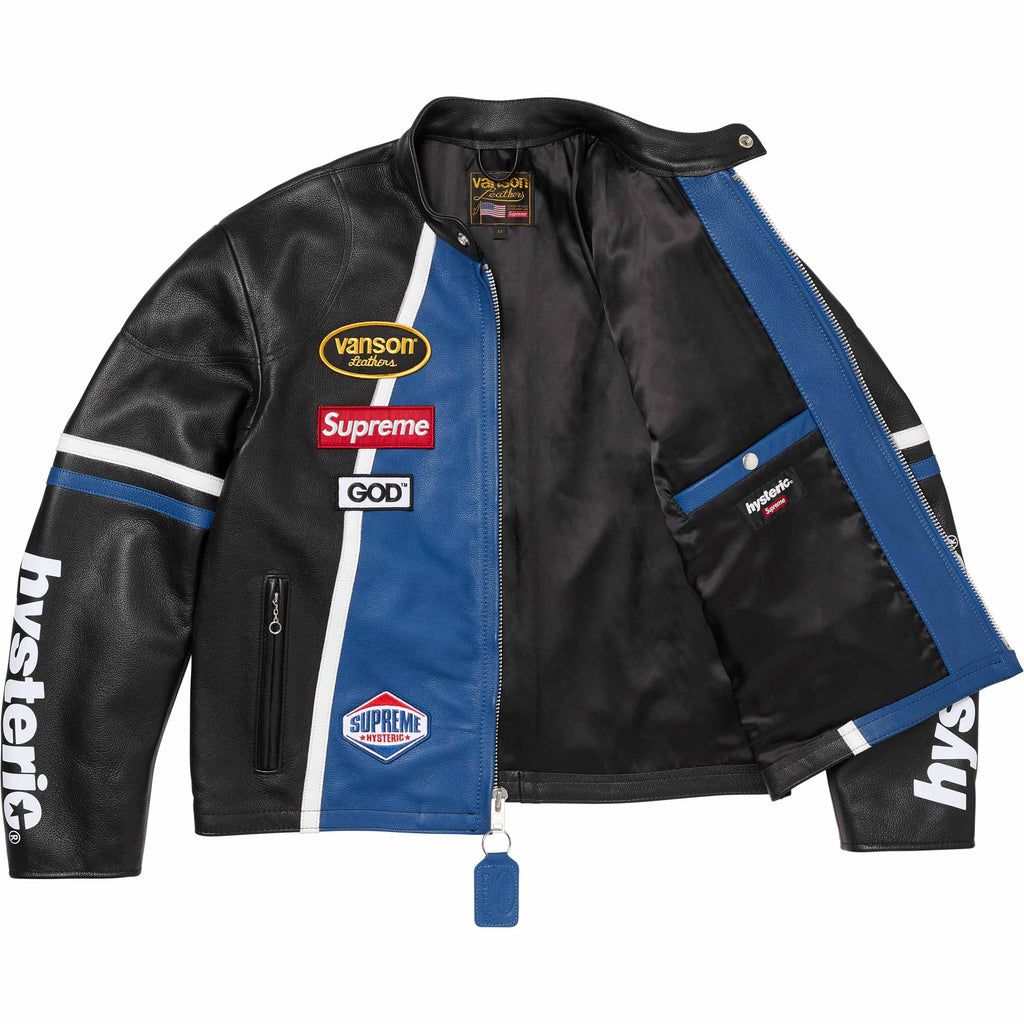 24AW Supreme HYSTERIC GLAMOUR Vanson Leathers Jacket