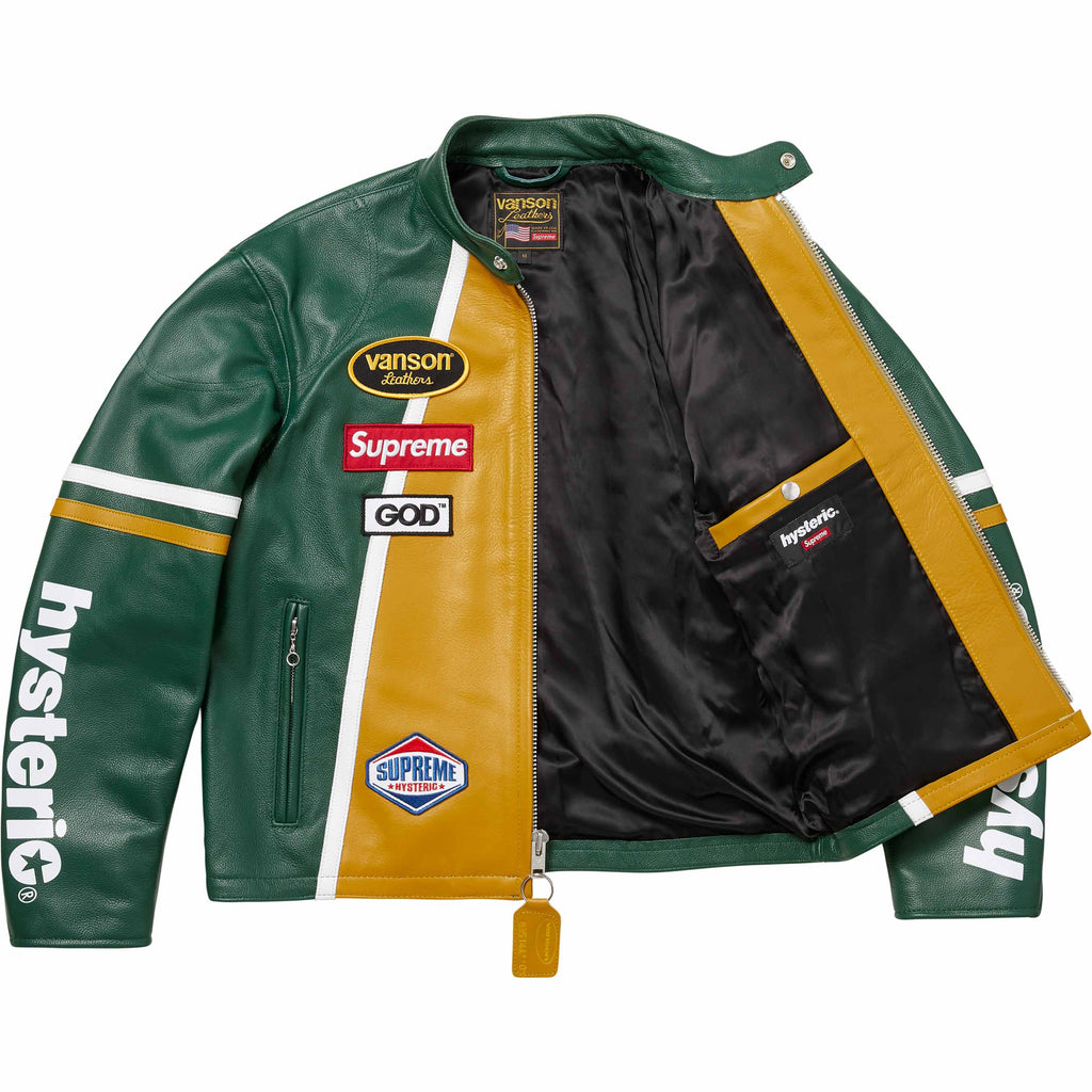 24AW Supreme HYSTERIC GLAMOUR Vanson Leathers Jacket